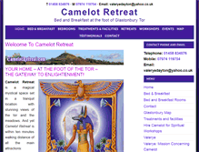 Tablet Screenshot of camelotretreat.com